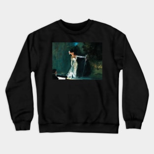 High Resolution Everett Shinn Painting Revue 1908 Crewneck Sweatshirt